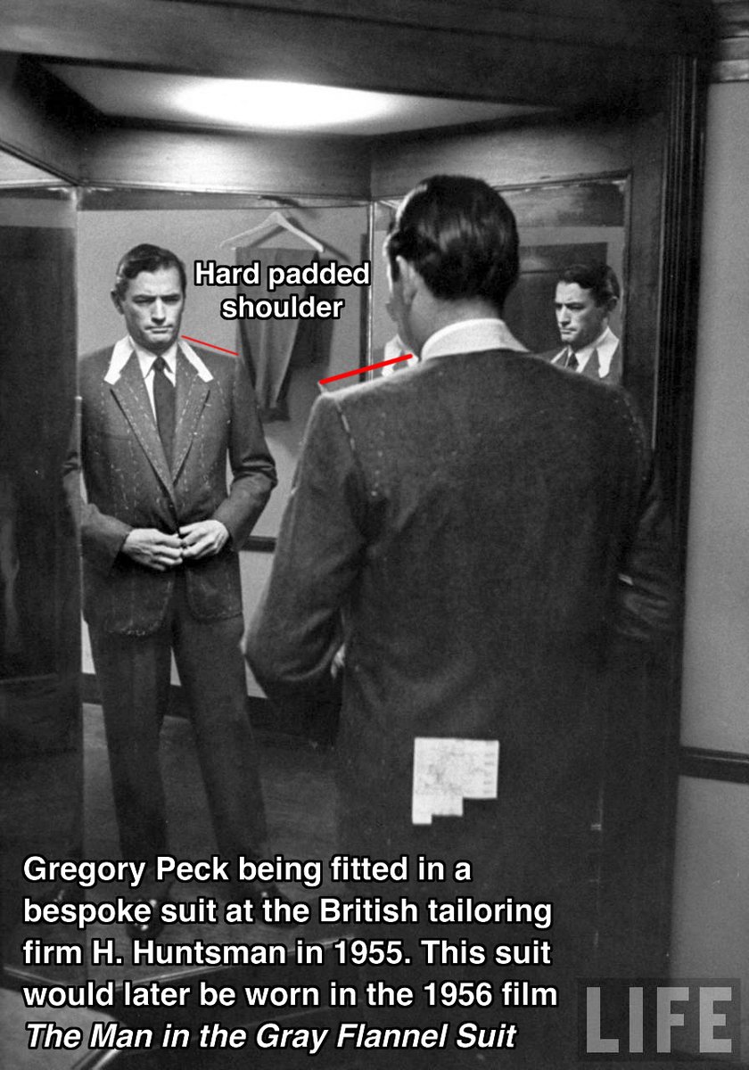 Gregory Peck Being Fitted For a Suit