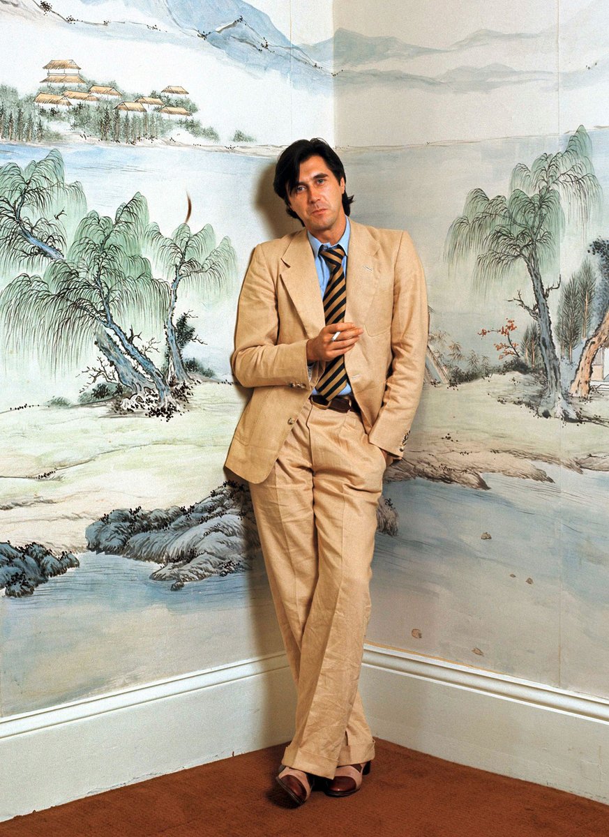 Bryan Ferry in cream suit