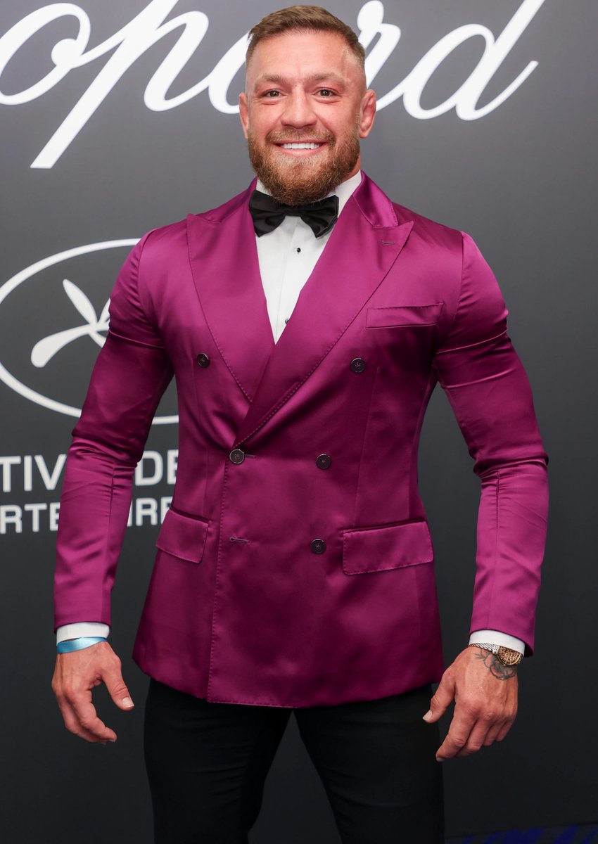 Conor McGregor in Magenta Jacket