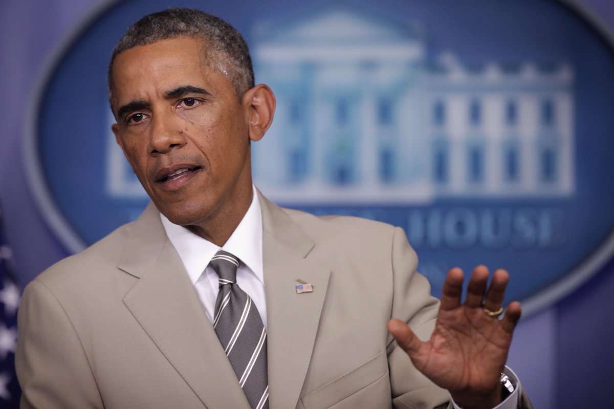 Obama Tan Suit