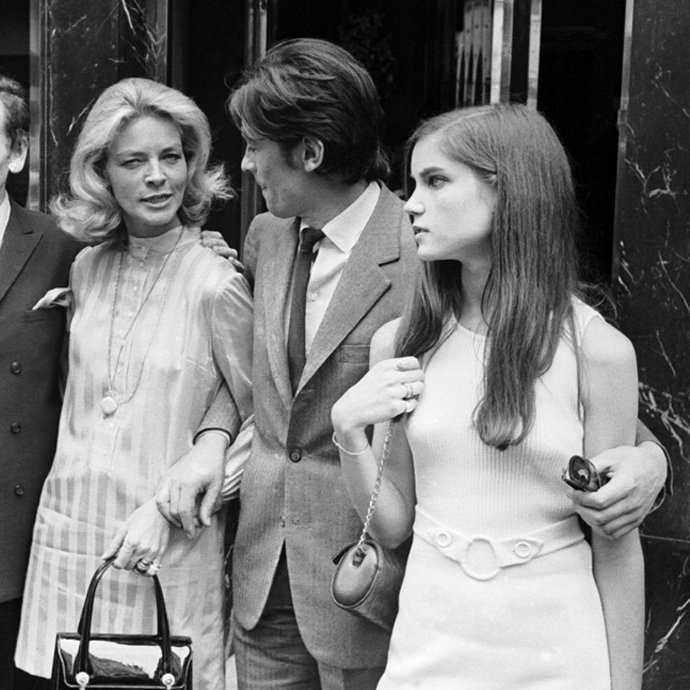 Alain Delon & Lauren Bacall